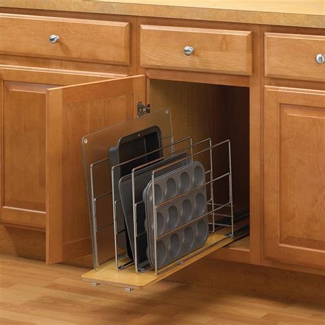 tray organizer for kitchen cabinet